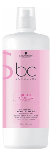 Shampoo Sem Sulfato Schwarzkopf Bc Ph 4.5 Color Freeze 1l