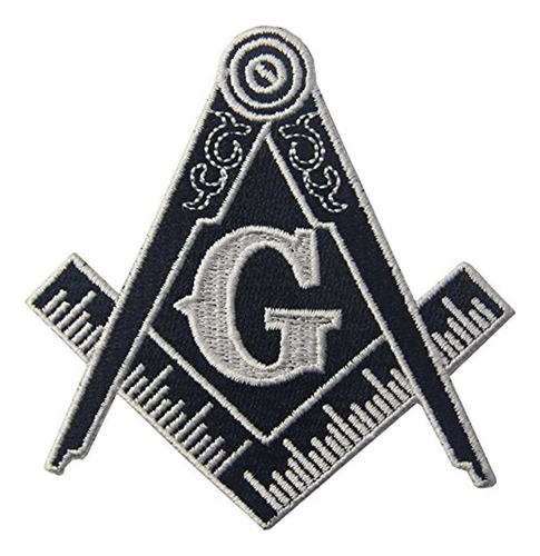 Logo Patch Bordado Iron On Sew On Freemason Lodg