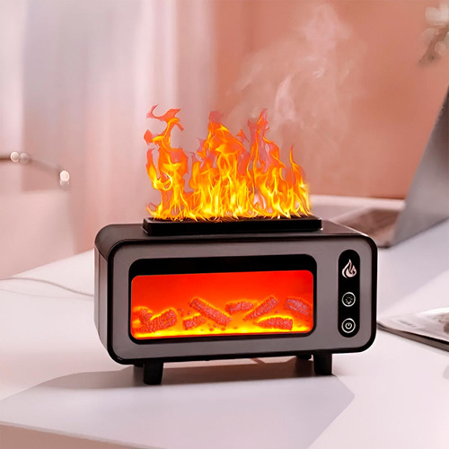 Humidificador Chimenea Led Difusor Aromas La-0646