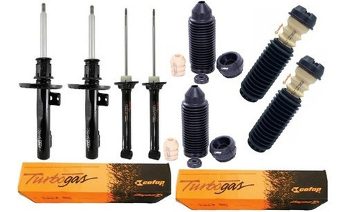 Kit 4 Amortecedor + Batente Coxim Gol G7 2017 Original Cofap
