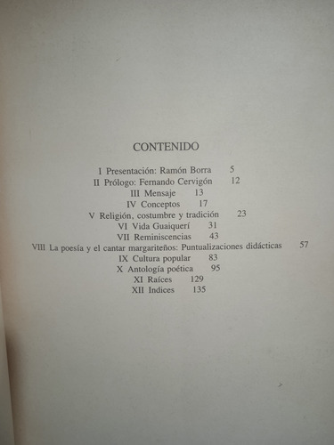 La Poesía Y El Cantar Margariteño / Chelías Villarroel (Usado)