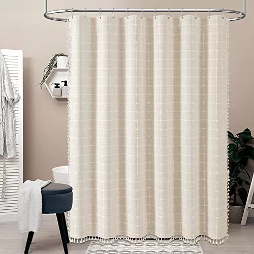 Forro de cortina de ducha extra largo de 72x84 pulgadas para baño