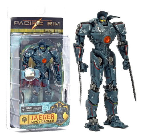 Figura De Acción De Pacific Rim Jaeger Gipsy Danger Swords