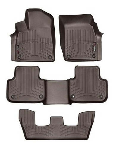 Tapetes Weathertech Audi Q7 2016 2021 1ra+2da+3raf+caj C