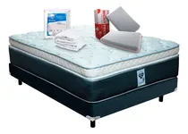 Comprar Colchón Queen Size Con Box Spring Air Gibson Más 2 Blancos