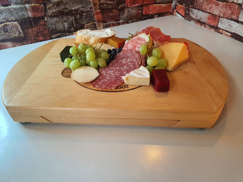 Tabla Madera Para Quesos, Carnes Frias, Etc. Personalizada