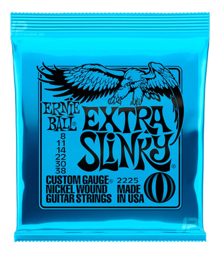 Encordado Ernie Ball 08-38 Guitarra Electrica 2225