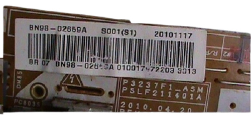 Placa De Fonte Samsung Ln32c480h1m Bn98-02659 (Usado)