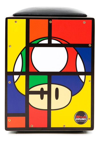 Cajón Infantil Witler Drums Kids Cogumelo Musical
