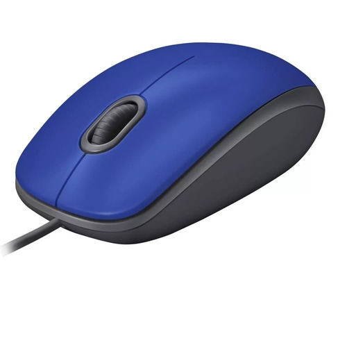 Mouse Logitech Usb M110 Silent, 90% Mas Silencioso Azul