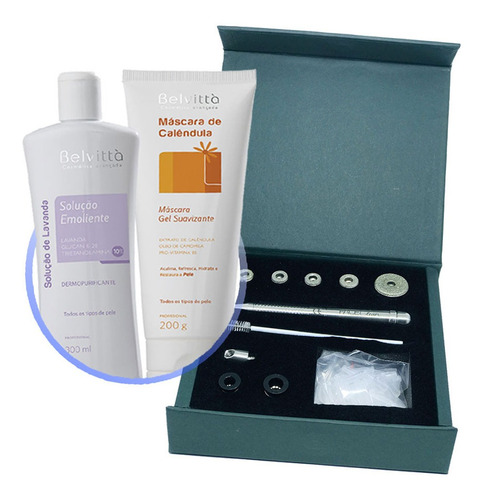 Kit Face Clean Peeling C/ Emoliente Trieta 10% Másc Calmante