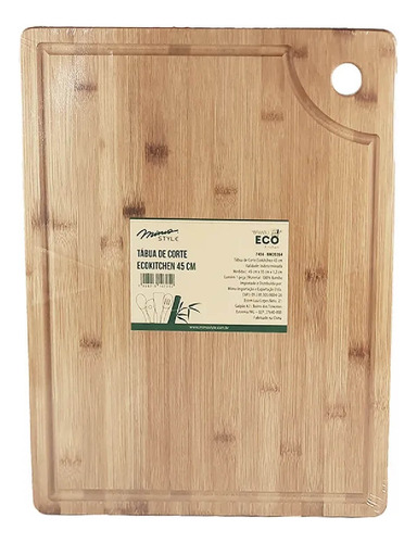 Tábua De Corte Ecokitchen Bambu 45cm