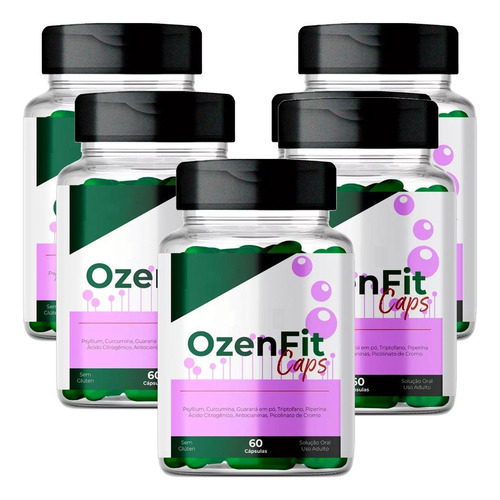 Pag 1 Lev 2 Ozenfit Caps Original 60 Cáps Redutor De Medidas