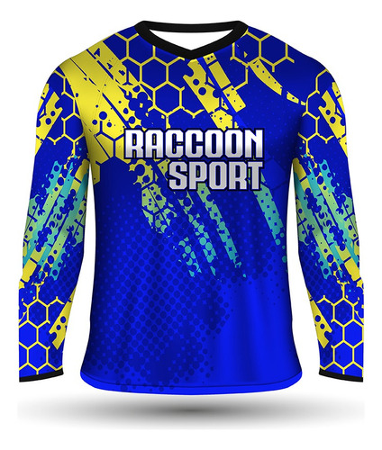 Playera Jersey Basico  Manga Larga, Deporte, Rzr .