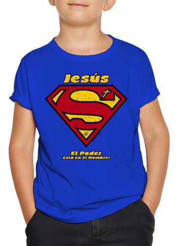 Playeras Cristianas Superman Niño Xtomorfosis