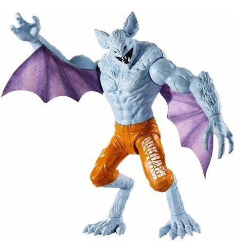 Boneco Man-bat Albino Raríssimo 30cm Articulado Da Mattel.