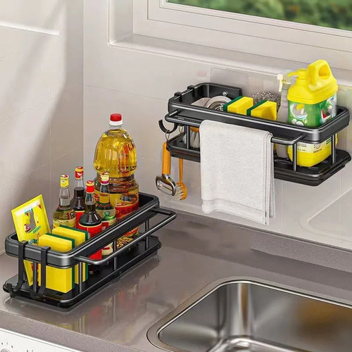 Nuevo Soporte De Estante Metálico Pared Baño Cocina Oficina