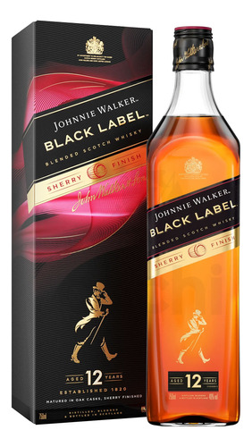 Whisky Johnnie Walker Black Label Sherry Finish 750ml