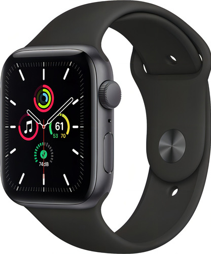 Apple Watch Serie Se 1 Gps 44mm Negro Sellado Modelo A2352 - Excelente (Reacondicionado)