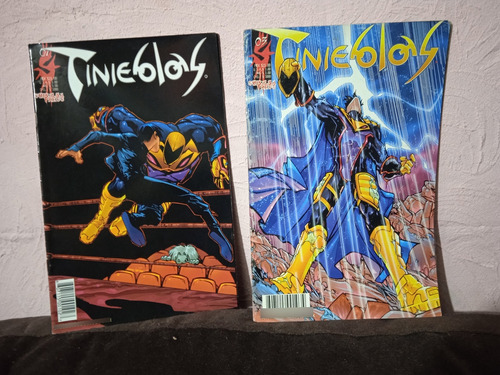 Lote De 2 Comics Tinieblas Lucha Libre Humberto Ramos