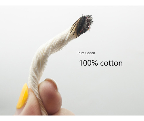 Nuevo Cordão Macramê Corda Algodão Simples 6mm