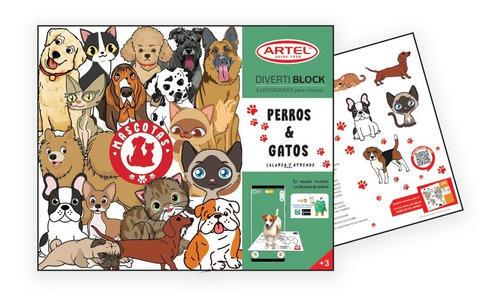 Divertí Block Perros & Gatos Artel