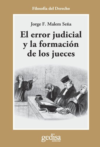 Libro Error Judicial Y La Formacion De Los Jueces - Malem Se