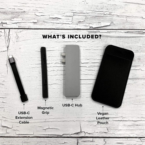 Hub Usb C Hyperdrive, Adaptador De Doble Concentrador Mac Ti