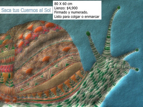 Cuadro Original Artista Mexicano Upi Saca Tus Cuernos Al Sol