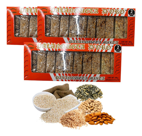 Barras 220pz Alegria Palanqueta Amaranto Mixta D Oro