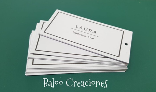 Imagen 9 de 9 de Tags Etiquetas Personalizadas Para Obsequiar X10