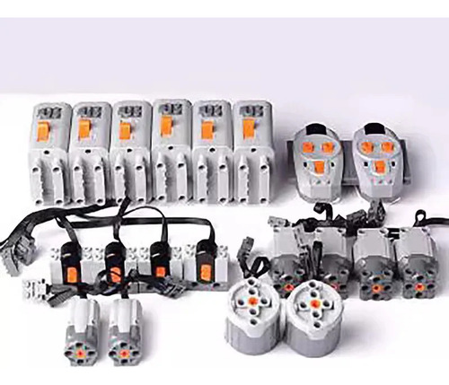 Set De 4 Piezas Accesorio Motor Compatible Con Lego