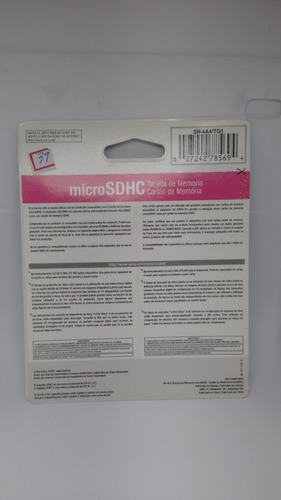 Cartão Micro Sdhc C/adptador Sony Original