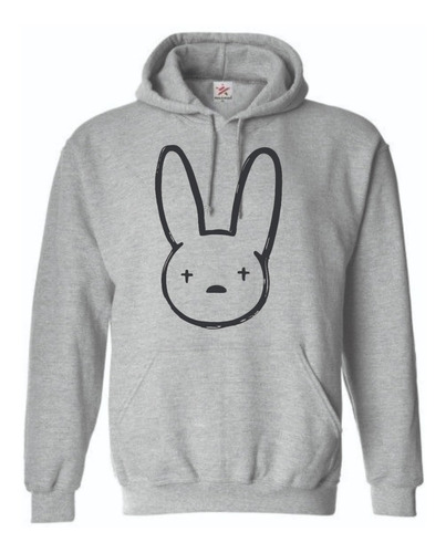 Sudadera Bad Bunny Conejo Logo Hombre Mujer