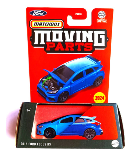 Matchbox Moving Parts Ford Focus Rs 2018