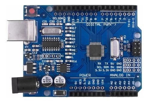 Uno R3 Smd Tecneu Con Cable Usb Compatible Con Ide Arduino