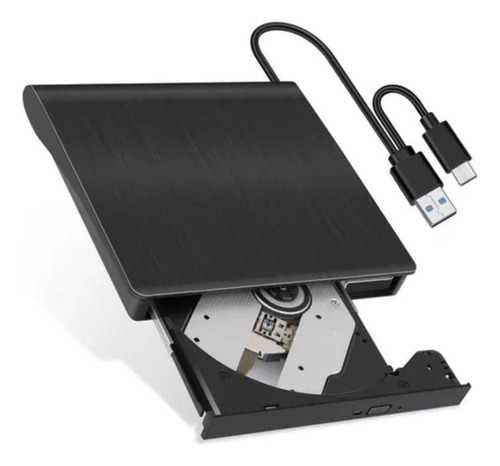 Leitor E Gravador De Dvd Externo Usb 3.0 + Tipo C