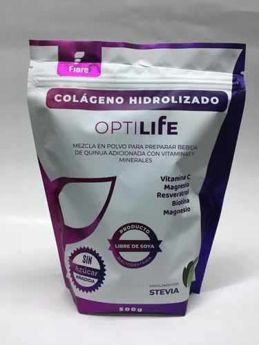 Colageno Hidrolizado Optilife. 500g. Polv - g a $90
