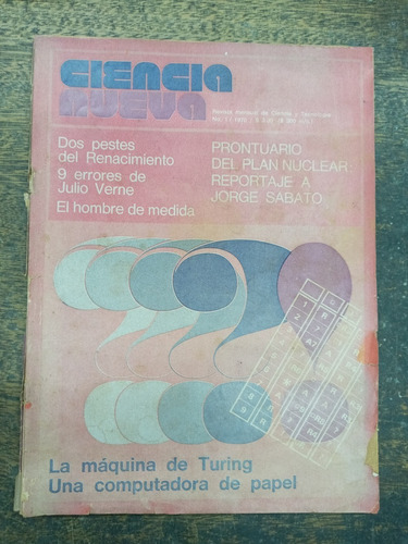 Ciencia Nueva Nº 1 * Abril 1970 * Ciencia Y Tecnologia *