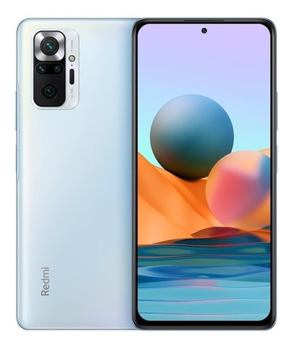 Imagen 1 de 6 de Xiaomi Redmi Note 10 Pro (Global) Dual SIM 128 GB azul glaciar 6 GB RAM
