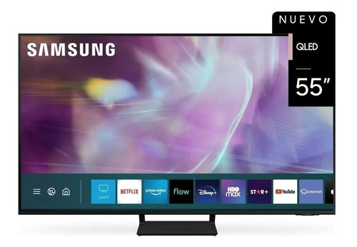 Smart Tv Samsung Series 7 Qn55q7 Qled 4k 55  Negro Ref Wifi (Reacondicionado)