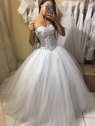 vestido de noiva princesa com corpete