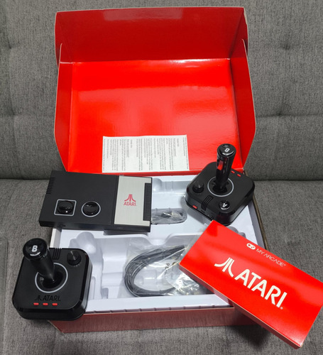 My Arcade Atari Station Pro Video Game Console 200+ Cor Pret Preto (Usado)