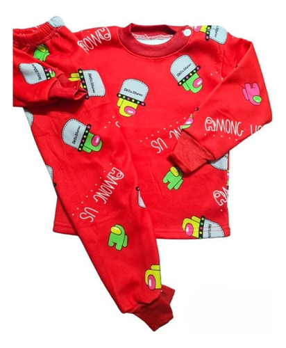 Pijama Algodón Y Polar Dos Piezas Niña/niño