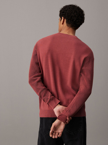 Sweater Monologo Sweater Rojo Calvin Klein