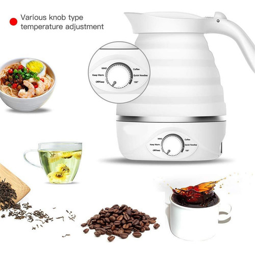 700ml Hervidor De Agua Plegable, Hervidor Eléctrico Plegable