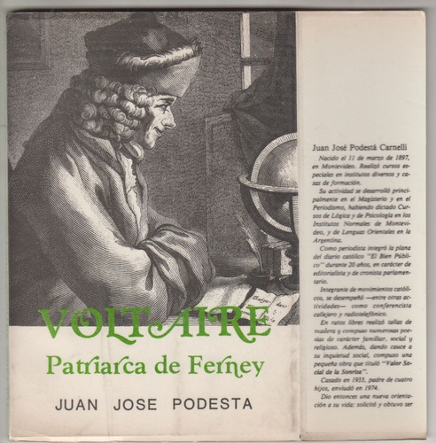 Critica A Voltaire Por Juan Jose Podesta Uruguay 1983 Escaso