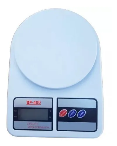 Bascula Digital Cocina Basculas Cocina Gramera 10 Kg Digital Capacidad  máxima 10 g Color Blanco