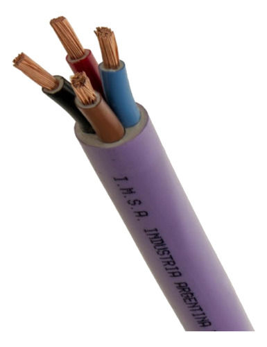 Cable Subterráneo Potencia 2x1,5mm² Pvc Marlew Nf 0215