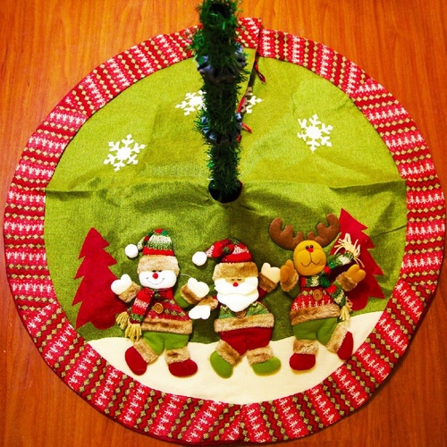 Faldón Pie Árbol De Navidad Decoración Grande/ Disparocl